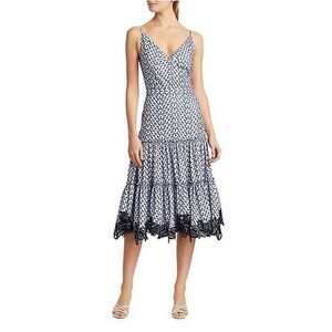 Derek Lam 10 Crosby Samara Eyelet Midi Dress Sz. 4